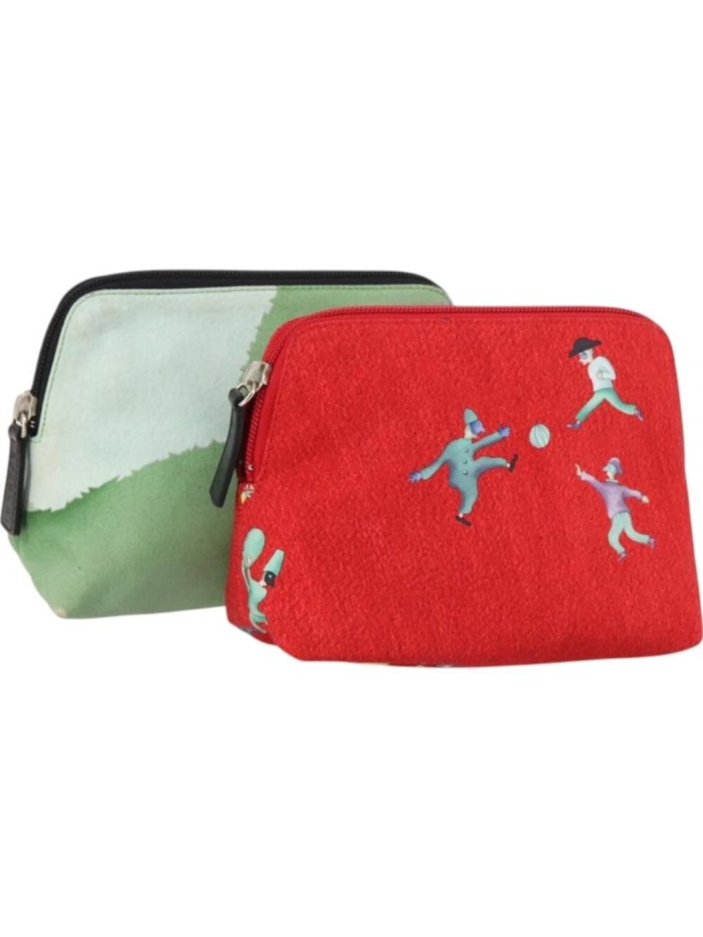 BVLGARI Pouch Nylon 2 Set Red Green